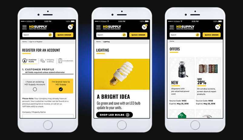 HD Supply Mobile Screens